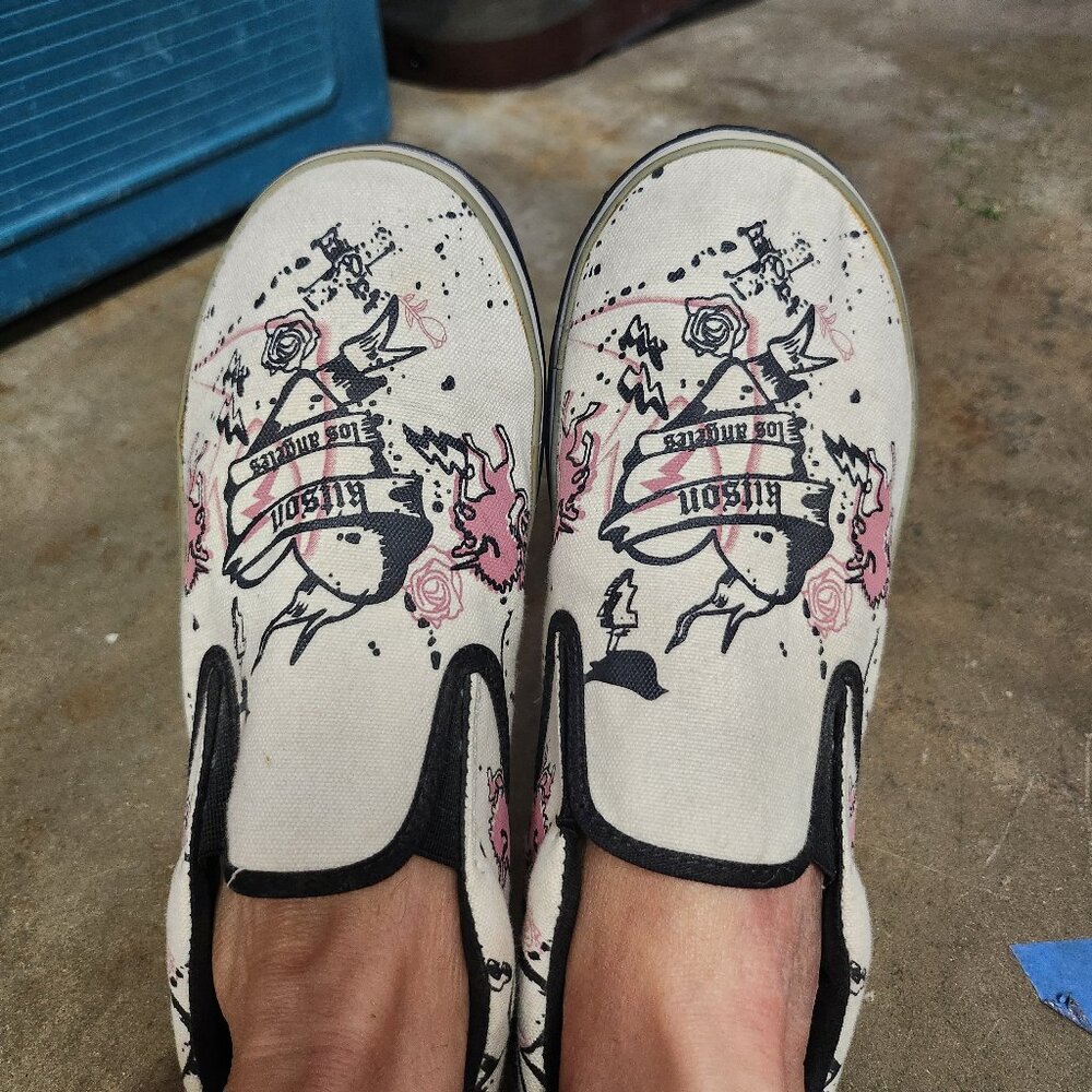 Kitson slip on shoes